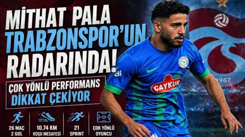 Mithat Pala Trabzonspor’un Radarında: Çok Yönlü Performans Dikkat Çekiyor