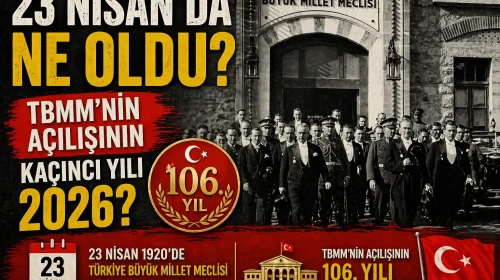 23 NİSAN'DA NE OLDU? TBMM'nin Açılışının Kaçıncı Yılı 2026?