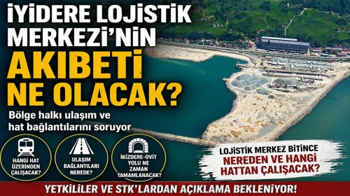 İyidere Lojistik Merkezi’nin Akıbeti Ne Olacak? Bölge Halkı Ulaşım ve Hat Bağlantılarını Soruyor