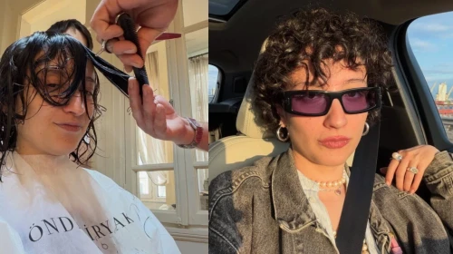 Melike Şahin'in yeni yaşına kısacık saçlarla merhaba dedi, sosyal medya ikiye bölündü!