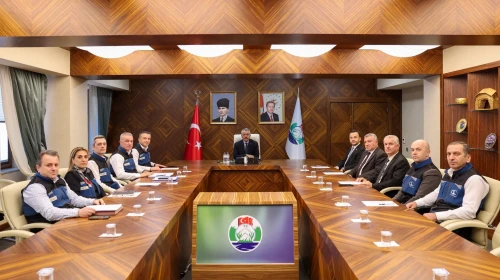 Rize’de Encümen Toplantısı Gerçekleştirildi