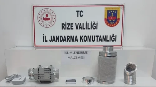 Fındıklı'da uyuşturucu imalathanesine baskın