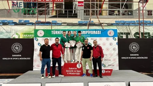 Rize’nin Kuraş Takımı Türkiye Şampiyonası'nda büyük başarılara imza attı!