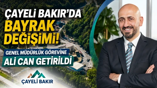 Çayeli Bakır’da Bayrak Değişimi: Genel Müdürlük Görevine Ali Can Getirildi