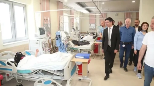 Erzurum Şehir Hastanesi’nde bayramlaşma