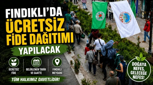 Fındıklı'da Geleneksel Fideler 1 Haziran'da Ücretsiz Dağıtılacak!