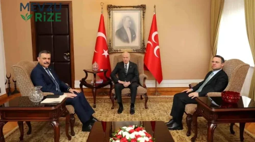 Bakan Çiftçi ve Bakan Gürlek, Bahçeli'yi ziyaret etti