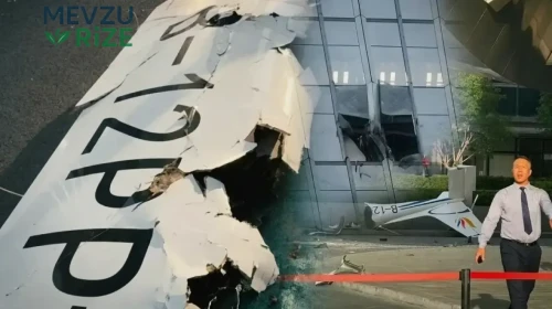 Çin'in Başkenti Pekin'de Uçak Kazası: Küçük Bir Uçak CITIC Tower'a Çarparak Düştü!
