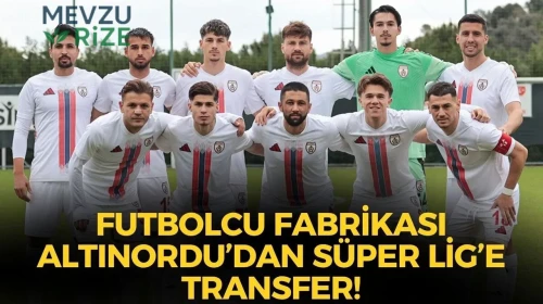 Futbolcu fabrikası Altınordu’dan Süper Lig’e transfer!