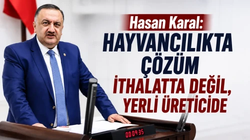 Hasan Karal: Hayvancılıkta Çözüm İthalatta Değil, Yerli Üreticide