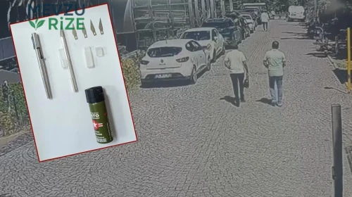 Adliye girişinde X-ray alarmı: Çantadan suikast silahı çıktı