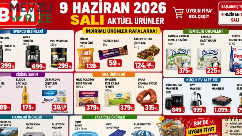 9 Haziran BİM Kataloğu 2026 Neler İndirimde?