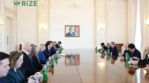 Aliyev, ABD Dışişleri Bakanlığı Temsilcilerini Ağırladı