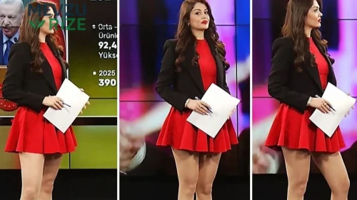 Lider Haber TV sunucusunun kıyafeti sosyal medyayı ikiye böldü