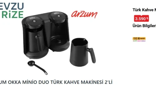Kahve tutkunlarına müjde: İkili Arzum Türk Kahvesi Makinesi 12 Haziran Cuma BİM’de!
