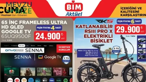 BİM 12 Haziran 2026 Aktüel Ürünler Kataloğu İndirimleri Açıklandı