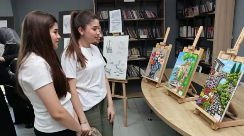 Çalı’da kadınların el emeği eserleri sergiye çıktı