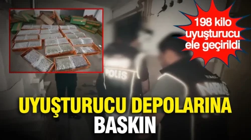 İstanbul'daki Uyuşturucu Operasyonunda 198 Kilogram Uyuşturucu Madde Yakalandı!
