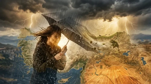 Sağanak Yağış ve Rüzgar Riskine Dikkat: Meteoroloji 16 İlde Uyarıda Bulundu!