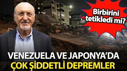 Venezuela'daki Sarsıntılar Japonya'daki Depremi Etkileyebilir mi? 7,5 Şiddetindeki Sarsıntılar Masada!