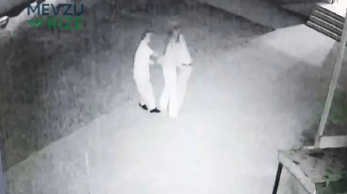 Cami avlusunda uygunsuz yakalandılar imamı dövdüler!