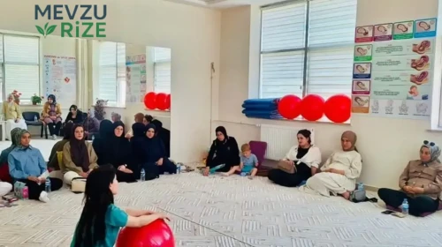 Bayburt'ta Hamilelik Dönemine Özel Eğitim Programı Sürüyor!