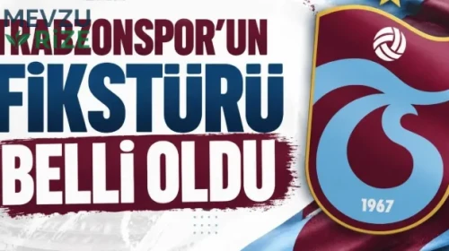 Trabzonspor'un 2026-2027 Sezonu Maç Programı Açıklandı!