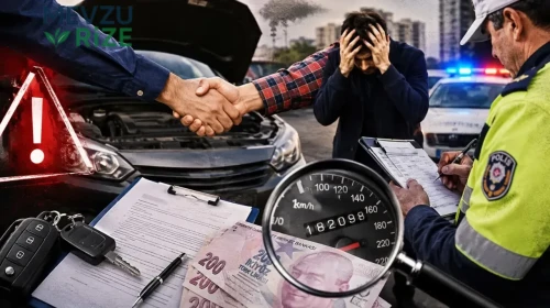 İkinci el otomobilde büyük tuzak: Yaptığı akıllara durgunluk verdi yakalanınca cezayı yedi