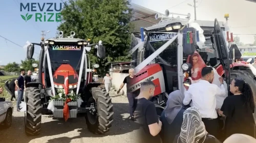 Traktör Gelin Arabasıyla Eşsiz Düğün: Osmaniye'deki Çiftçi Damat Unutulmaz Bir Sürprizle Kutladı!