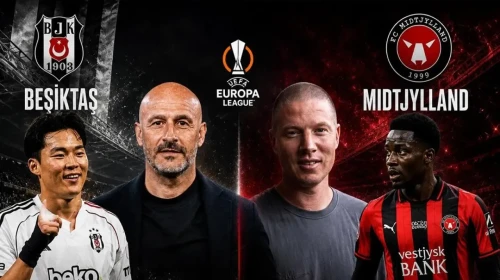 Beşiktaş ve Midtjylland Arasındaki Maç İçin Kadrolar ve Olası 11'ler Açıklandı!