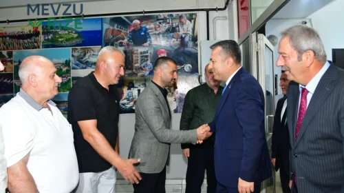 Trabzon Valisi, Akçaabat Esnaf ve Sanatkârlar Odası’nı Ziyaret Etti