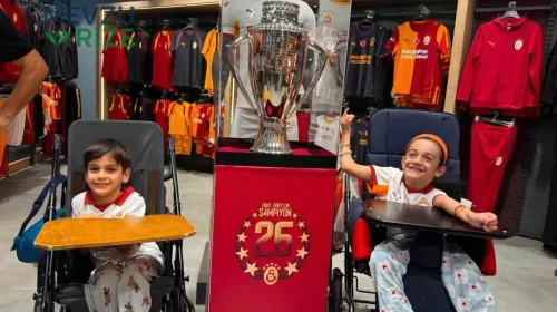 Galatasaray'ın Şampiyonluk Kupası Mardin'de Coşkuyla Karşılandı!
