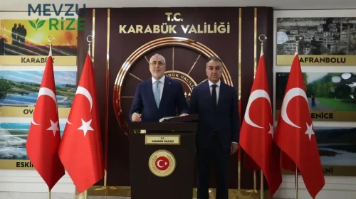 Bakan Işıkhan Karabük Valiliğini ziyaret etti