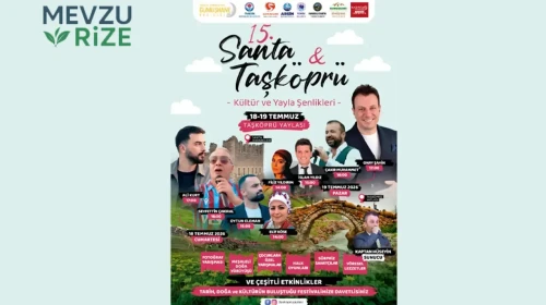 Santa ve Taşköprü’de Coşkulu Festival Heyecanı Başladı!
