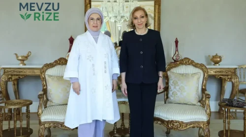 Emine Erdoğan, Lübnan Başbakanı'nın Eşi Sahar Selam ile Bir Araya Geldi