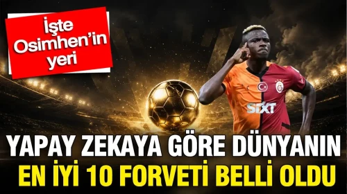 Yapay Zeka Sıraladı: Dünyanın En İyi 10 Forveti Açıklandı! Victor Osimhen Nerede?