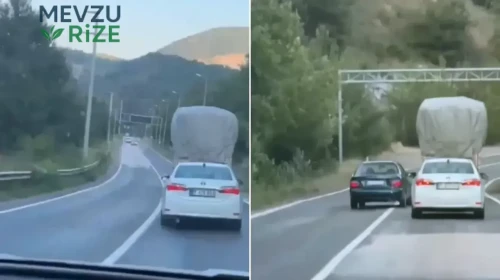 Karabük-Yenice Kara Yolunda Güvenlik Kameraları, Tehlikeli Sollama Yapan Sürücüleri Kaydetti!