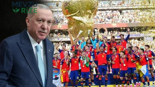 Cumhurbaşkanı Erdoğan'dan İspanya'nın Dünya Kupası Zaferine Kutlama Mesajı