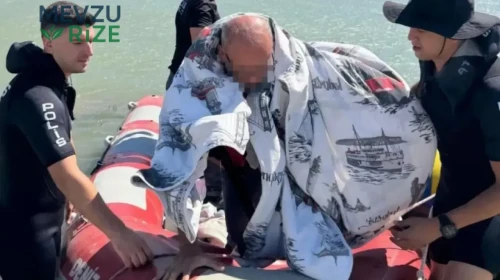 Adıyaman'da Dalgıç Polisler Barajda Sıkışan Vatandaşa Kurtarma Operasyonu Düzenledi