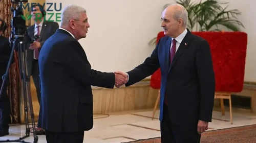 TBMM'de 'Çerçeve Yasa' Tartışmaları Devam Ederken: Numan Kurtulmuş ve Dervişoğlu Bir Araya Geldi