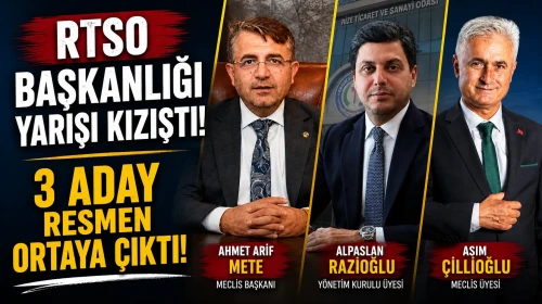 RTSO Başkanlığı Yarışı Kızıştı! Rize Ticaret ve Sanayi Odası'nda 3 Aday Resmen Ortaya Çıktı