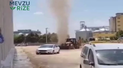 Mardin'de Hortum Aniden Ortaya Çıktı, Kameralara Yansıdı!