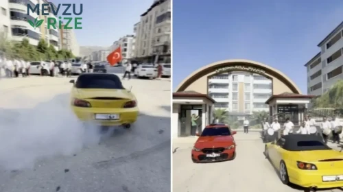 Reyhanlı'da Drift Yapan Sürücüye Cep Telefonu Kamerasından Gelen Ağır Ceza!