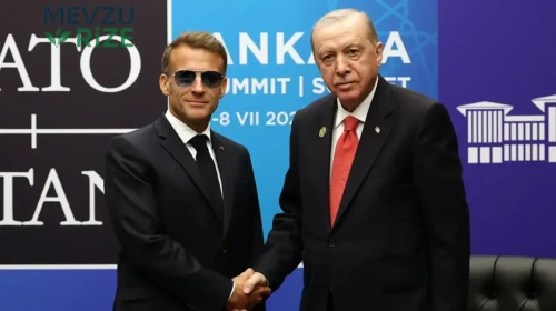 Macron: Erdoğan ile Yapılan Görüşmeden Büyük Memnuniyet Duyduğunu Belirtti