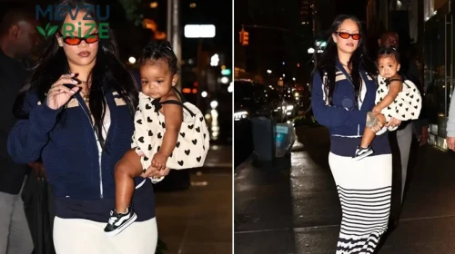 Rihanna ve Kızı Rocki, New York'ta Akşam Yemeği Keyfi Sırasında Kameralara Yakalandı!