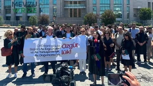 Çağlayan'da Avukatlar İçin Yapılan Açıklamada: 'Yargı Sürecinden Yoksunuz, Saldırı Altındayız'