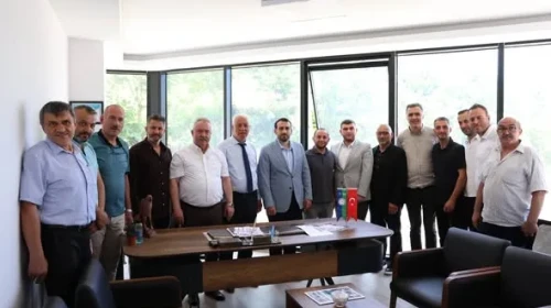 AK Parti Rize İl Teşkilatından Yeni Modern Sanayi Sitesi'ne Ziyaret