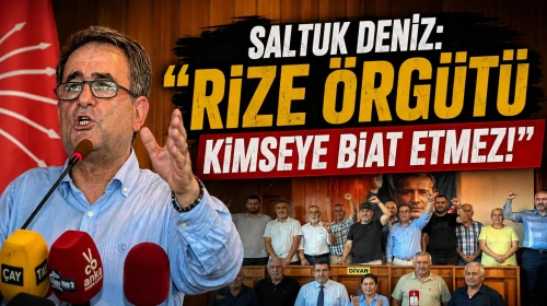 Rize İl Başkanı'ndan İmamoğlu'na destek: "Teslim alınamayız!"