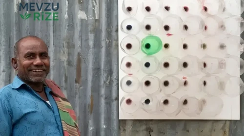 Plastik şişeleri kesip elektriksiz klimaya dönüştürdüler: Foyaları meydana çıktı