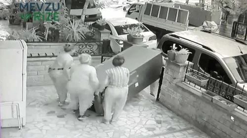 İşletmeci Şokta: Dört Kadın, 100 Kiloluk Buzdolabını Saniyeler İçinde Çaldı!